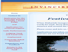 Tablet Screenshot of invincibleamerica.org